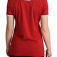 Elegant Cap Sleeve Crewneck T-shirt