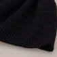Elegant Black Wool Crewneck Sweater
