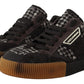 Sleek Wool-Cotton Blend Casual Sneakers