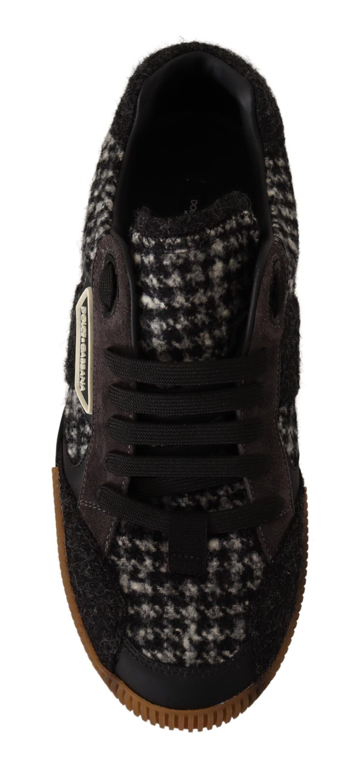 Sleek Wool-Cotton Blend Casual Sneakers