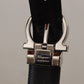 Elegant Reversible Calf Leather Belt
