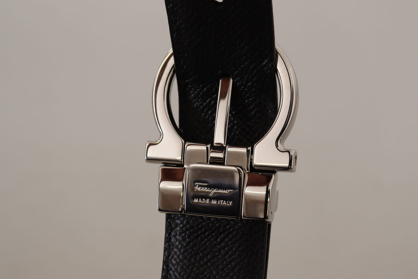 Elegant Reversible Calf Leather Belt