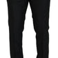 Elegant Gray Martini Three-Piece Wool Silk Suit