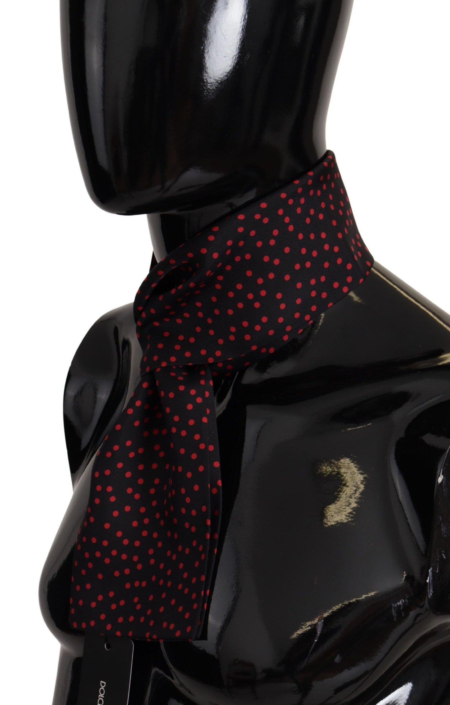 Elegant Polka Dot Silk Men's Scarf