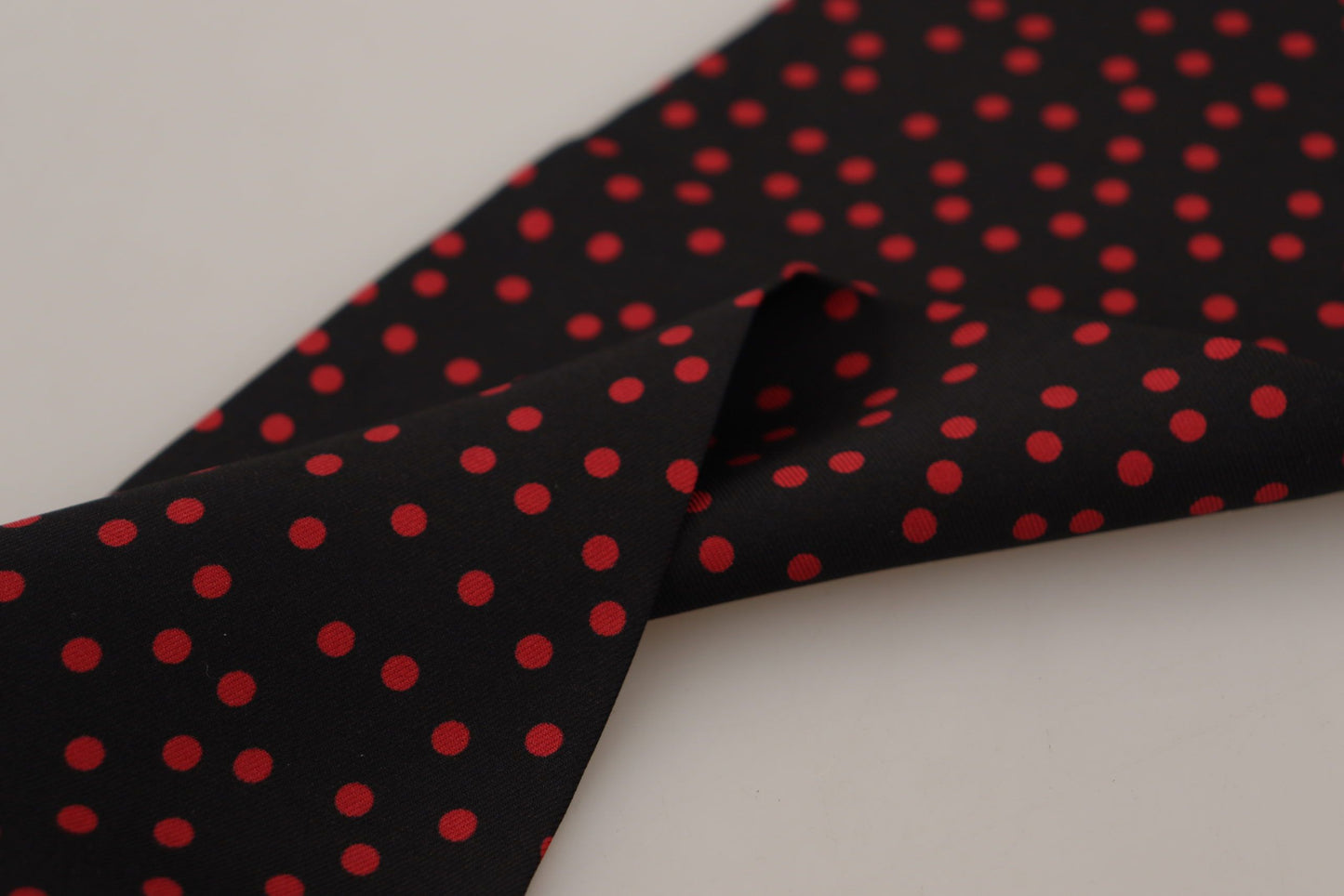 Elegant Polka Dot Silk Men's Scarf