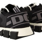 Sorrento Lace-Up Trekking Sneakers in Black