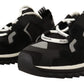 Sorrento Lace-Up Trekking Sneakers in Black