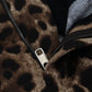 Chic Leopard Print Cotton Pants