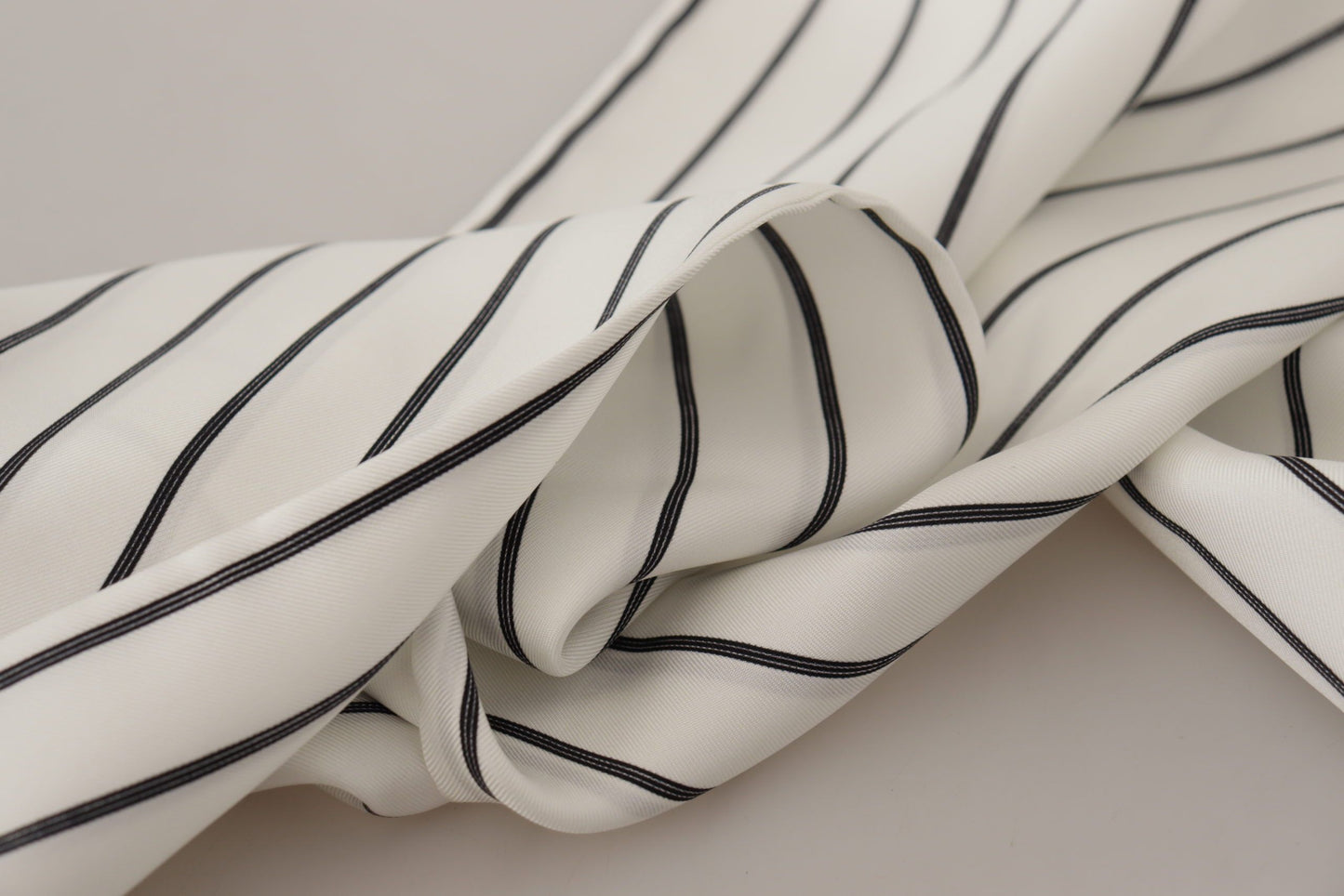 Elegant Striped Silk Men's Scarf