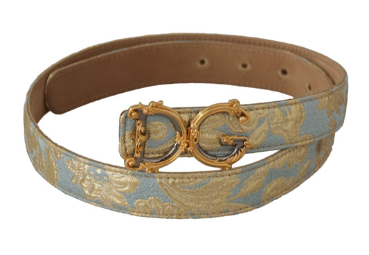 Elegant Gold Buckle Leather Belt