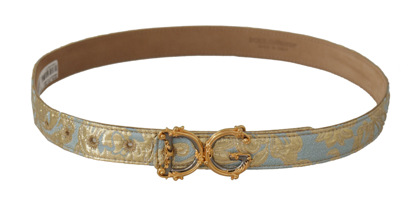 Elegant Gold Buckle Leather Belt