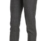 Elegant High Waist Cropped Pants