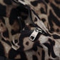 Elegant Leopard Print Cotton Pants