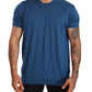 Elegant Cashmere Crew Neck Pullover T-Shirt