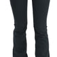 Chic Mid Waist Slim Flared Denim