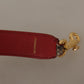 Elegant Python Leather Shoulder Strap