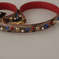Elegant Python Leather Shoulder Strap