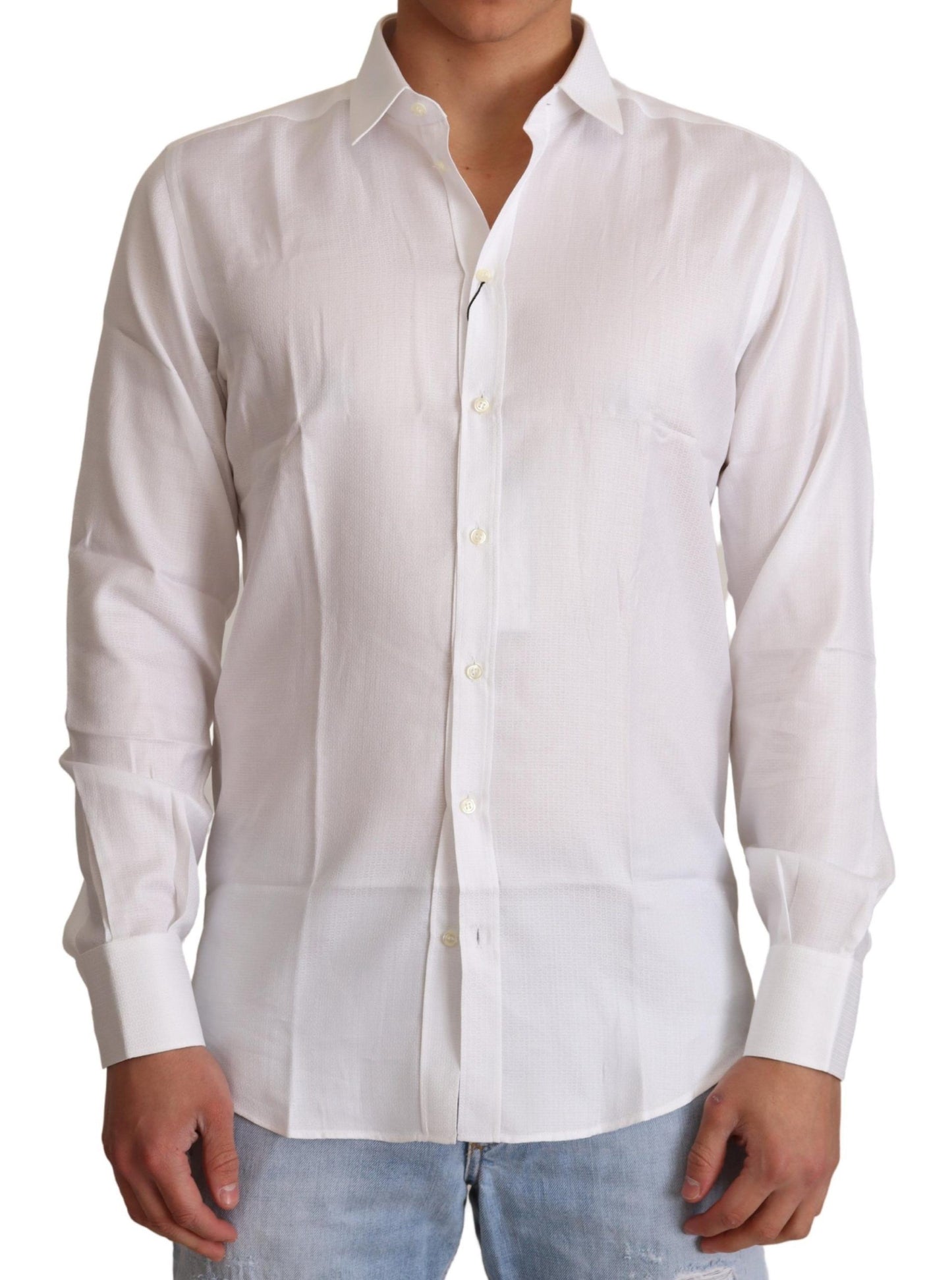 Chic Slim Fit Martini Dress Shirt