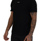 Elegant Camo Patch Crew Neck Tee