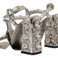 Silver Crystals Strap Buckle High Heel Sandals