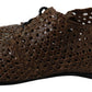 Authentic Hand-Woven Leather Derby Shoes
