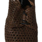 Authentic Hand-Woven Leather Derby Shoes