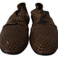 Authentic Hand-Woven Leather Derby Shoes