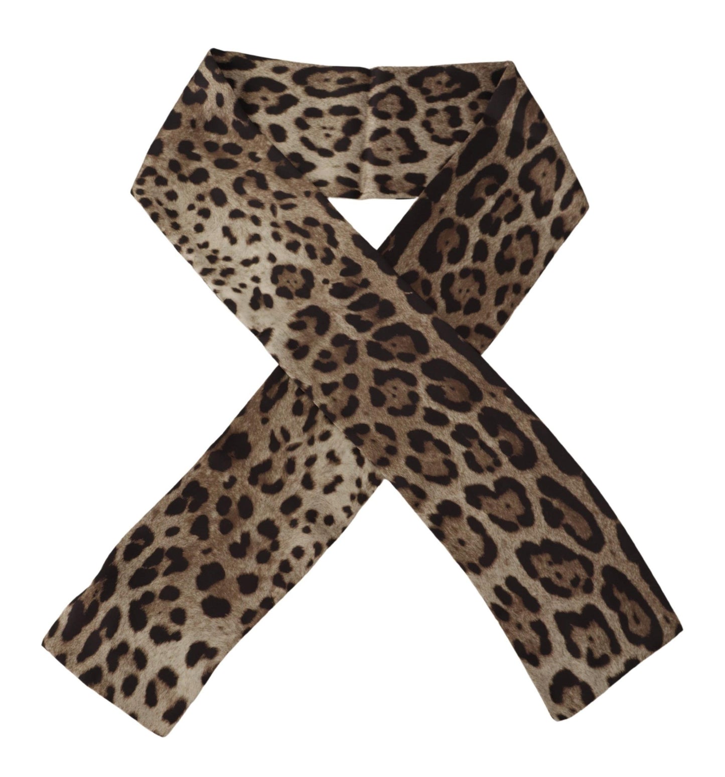 Elegant Silk Men's Scarf - Captivating Brown