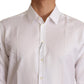 White Cotton Dress Formal MARTINI Shirt