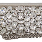 Elegant Silver Crystal Crossbody Bag