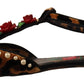 Brown Ballerina Embellished Leopard Print Shoes