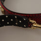 Red Python Leather Shoulder Bag Strap