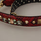 Red Python Leather Shoulder Bag Strap