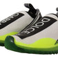 Elegant Sorrento Sneakers in White & Yellow