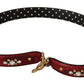 Red Python Leather Shoulder Bag Strap