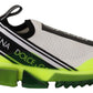 Elegant Sorrento Sneakers in White & Yellow