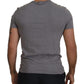 Classic Grey Crew Neck Cotton Tee