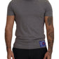 Classic Grey Crew Neck Cotton Tee