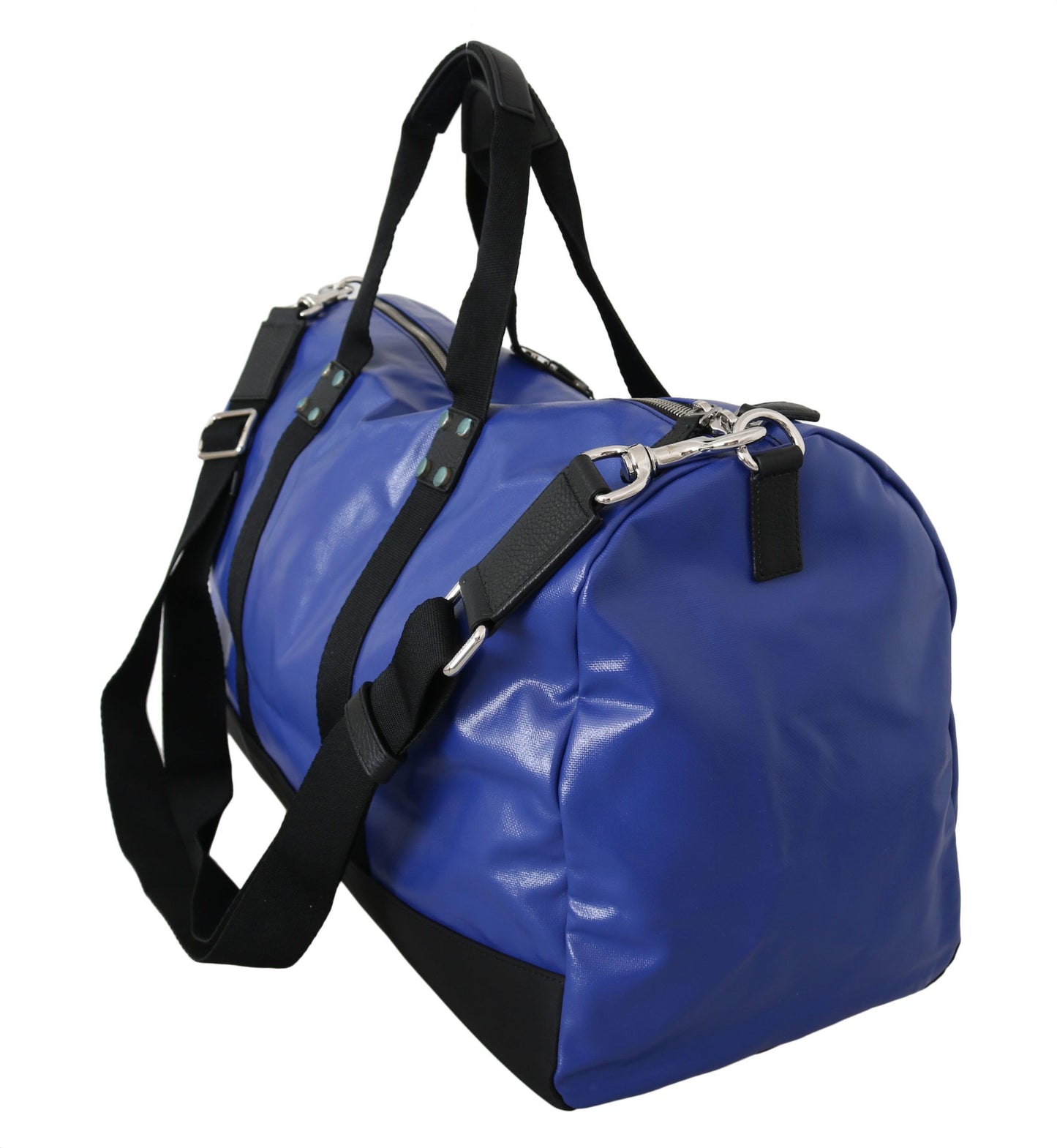 Blue Shoulder Sling Travel Luggage Cotton Bag