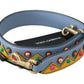 Multicolor Leather Shoulder Strap Accessory