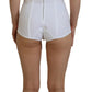 Elegant White Bodysuit Dress