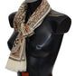Chic Wool Scarf with Baroque Elegance