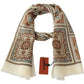 Chic Wool Scarf with Baroque Elegance