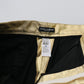 Gold Cotton Straight Fit Pants
