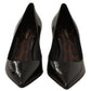 Elegant Patent Leather Pumps with Logo Detail
