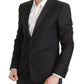 Black Wool Single Breasted MARTINI Blazer