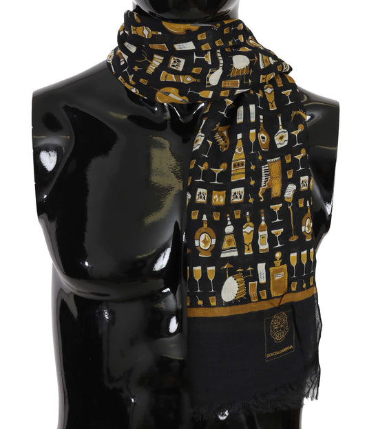 Elegant Modal Cashmere Men's Scarf