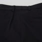 Black Red Men Straight Leg Pants