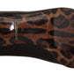 Elegant Patent Leather Pumps with Logo Detail