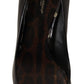 Elegant Patent Leather Pumps with Logo Detail